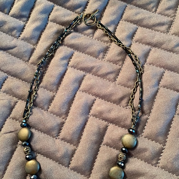 Handmade Beaded Owl Necklace - Picture 3 of 4